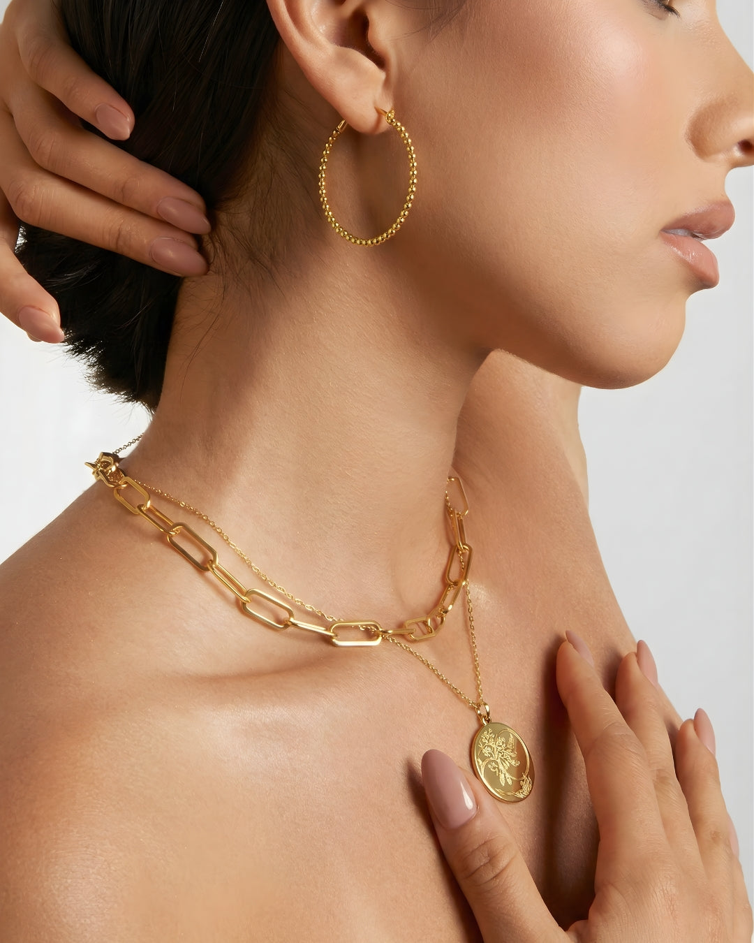 Paperclip Choker Chain