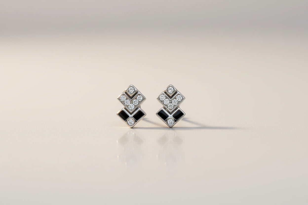 Midnight Apex Studs